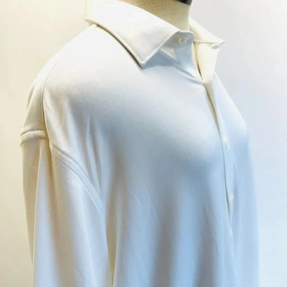 NWT APT 9 Men Long Sleeve Button Down White Slim Fit Dress Shirt Sz 17-17 1/2 XL - Picture 4 of 14